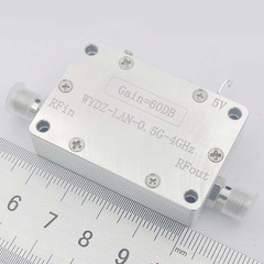Low Noise Amplifier For GPS/Beidou/GLNSS Amplifier 0.5-4GHz LNA 60dB 50ohms *mz