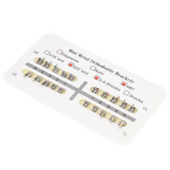 20 Pcs Dental Orthodontic Bracket Brace Monoblock MIM Roth MBT 022 018 345 Hook