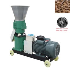 6mm Animal Feed Pellet Machine Poultry Pellet Mill Machine 3-Head 220V 200kg/h