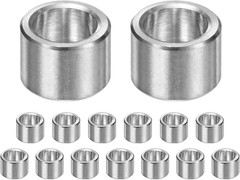 15PCS M6 304 Stainless Steel Spacers 5Mm ID X 10Mm OD X 6Mm L Metal Screw Stando
