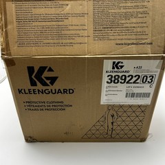 Kleenguard 38922 Coveralls A35 Sz 4XL Disposable White Zippered Front 25pk/Case