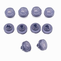 10 pcs pk GORE Industrial Membrane Vents NEW p/n PMF200484 PMF 200484 Snap Fit