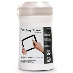 PDI P03672 Easy Screen Cleaning Wipes Canister 70/Pk