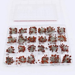 960Pcs/Lot X 2PF-0.1UF 50V 24Value*40Pcs Ceramic Capacitor Assortment Kit US
