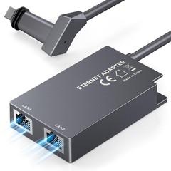 Dual-Port Starlink Ethernet Adapter for Gen 2 (2 Devices), 1Gbps High-Speed N…