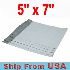 5×7 Gray Poly Mailer Bags (100/pack)