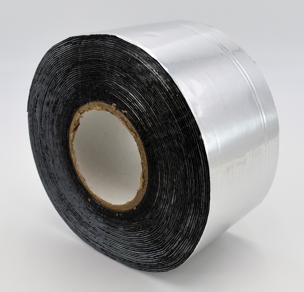 MVP Aluminum Foil Tape with Butyl Rubber Backing 4″ x 50′ Roll – 50 Mil Thick