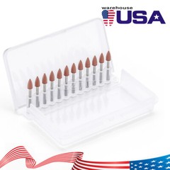 12pcs/kits Dental 0413 Brownie Polishers Friction Grip FG Mini Points 1.6mm