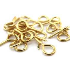 Eye Pins Hooks Eyelets Screw Threaded Mini Eyepins Hook 8mm 10mm 15mm 22mm 26mm