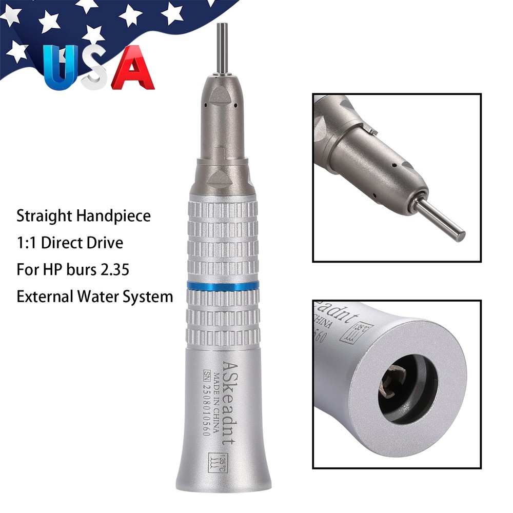 Dental Straight Nosecone Low Speed Handpiece E-type fit NSK YX