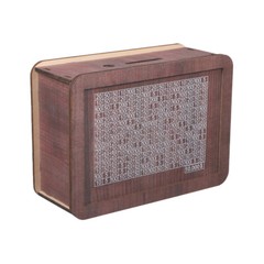 Cash Vault Wooden Savings Box – Wooden Cash Saver Money Box