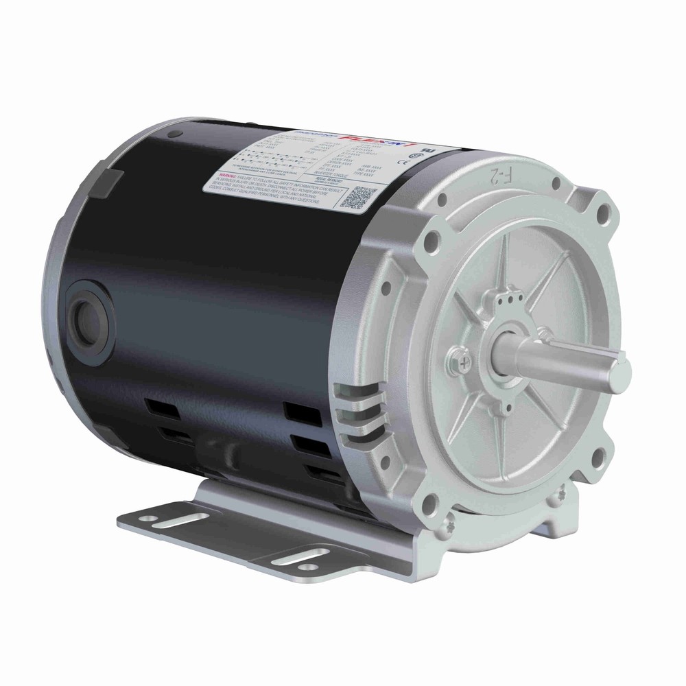 Marathon FX01BK003 Electric Motor 1 HP 1800 Rpm 3PH 208-230/460 Volt 56HC Fr