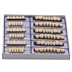 168pcs Acrylic Resin Denture 23#A3 Shade Dental Teeth Upper Lower Full Set Tooth
