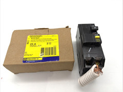 Square D QO225GFI 25A 2-Pole GFCI Qwik-Gard Ground Fault QO Breaker 120/240V