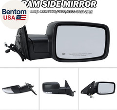 Right Passenger Side Mirror Compatible with 2013-2018 Dodge Ram 1500 2500 3500 M