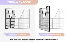 52″W x 42″H Horse Stall 3 Layers Steel Gate for Horse Heavy Duty Horse Gate