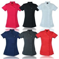 Beauty Tunic Hairdressing Spa Massage Therapist Health Work Nail Salon Uniform