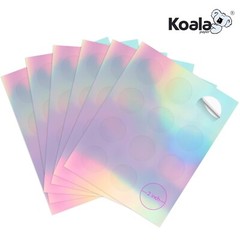 Lot 60-480 Koala Holographic Round Label 2″ Vinyl Sticker Paper for Inkjet Laser