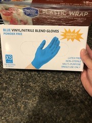 Nitrile Vinyl Gloves General Use For All Purpose XS
