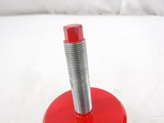 Omnitrack 2″ Ball 5000LB 1″MNPT x 4-1/2″ Rod Red Push Fit Ball Transfer Unit
