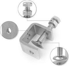 2 Pack 304 Stainless Steel Small C 1 3/16 inch─2pcs,