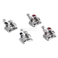 AZDENT Dental Orthodontic C3 MIM Bracket Braces Mini Roth MBT .022 Hooks 345