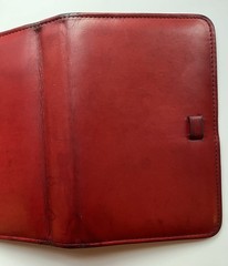 Vintage Coach Agenda Organizer Red Glove Tanned Leather Filofax Pocket Size