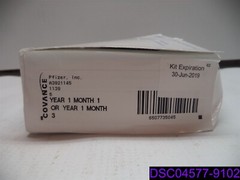 Covance Collection Kit 1139 (Pfizer) Year 1 Month 1 OR Year 1 Month 3