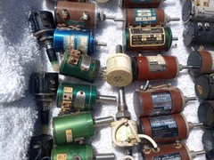 Bulk Lot of Vintage HeliPOT Potentiometer Mixed Makes & Models RADIO. SCOPES