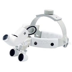 3.5X Medical Surgical Dental Binocular Loupes Headband Magnifier LED Headlight