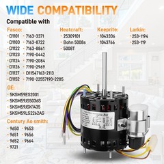 Refrigeration HVAC Fan Motor For FASCO D1127 9721 1/12 HP 1550 RPM 115/230V 60Hz