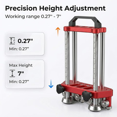 Sheet Metal Roller 2 Station Metal Bender, Metal Roofing Tools with 0-100° Range
