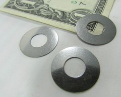 100 Pcs Steel Shim/Spacer Washers .707″ OD x .314″ ID x .010″ Thick Valving Disc