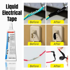 2pcs 60ml Waterproof Liquid Electrical Tape Rubber Insulating Sealer Glue – NEW