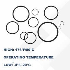 50Pcs AS-026 O-Rings, Nitrile Rubber O-Rings 1-1/4″ ID, 1-3/8″ OD, 1/16″ Width r