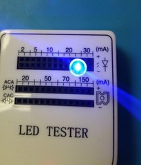 LED SG-5C3PB-SR Ultra Bright , Flat Top, Blue, 5mm, Water Clear, 1000PCS