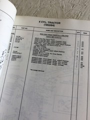 Ford 4 Cylinder 1953/64 Tractor Loader Parts Catalog Manual