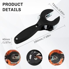 Portable Ratcheting Tube Cutter for Copper, PVC & Metal Pipes (1pc)