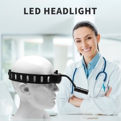 Dental Wireless 5W LED Headlight ENT Medical Headband Head Light Black US STOCK