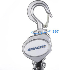 Mini Lever Chain Hoist 1/2 Ton，Small Come along 1100 Lbs 5Ft Lift ，Weighs Just 5