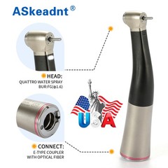 Yabangbang Dental Electric Handpiece 1:5 Contra Angle Fiber Optic High Speed NSK