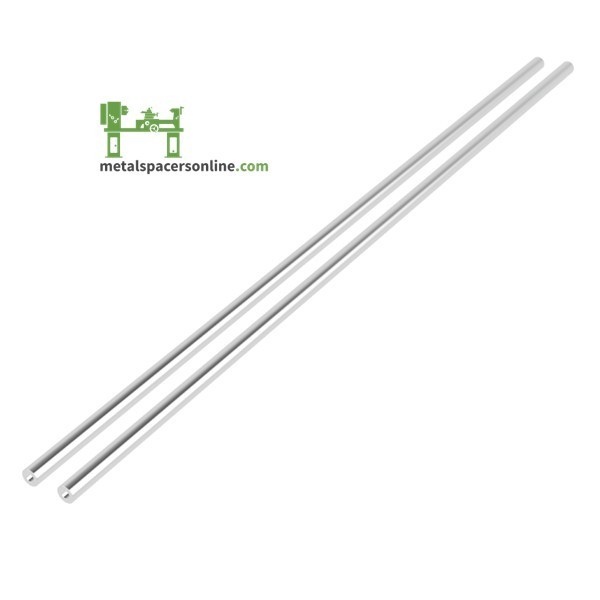 Aluminum Spacer-Tubing- 5/8″ OD x 1/4″ ID x 36″ Long–Fits M6 and 1/4″ Bolts