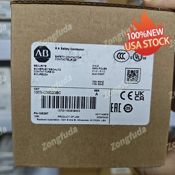 Allen-Bradley 100S-C09D23BC 110V50Hz / 120V60Hz Safety Control Relay