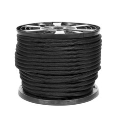 Black Diamond Weave Shock Cord – 1/2 and 3/4-inch Diameters – Various Lengths
