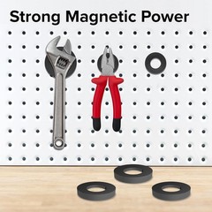 Large Magnet – Grade 10 Big Magnets Heavy Duty, OD60 x ID32 x 10mm Strong Round