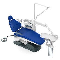 TUOJIAN Dental Unit Chair Computer Controlled DC Motor PU Hard Leather +Stool
