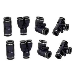 Air Line Tubing Kits 1/4” OD 50ft Nylon Hose 1/2” NPT Push to Connect Fittings