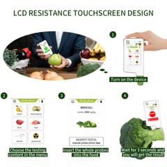 Greentest Eco 6 Geiger Counter Nitrate Tester Fruit TDS Water Hardness Radiation