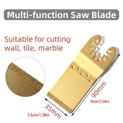 Steel 4PCS Saw Blade Tool Cutter Cemented Carbide Tiles Oscillating Cutting