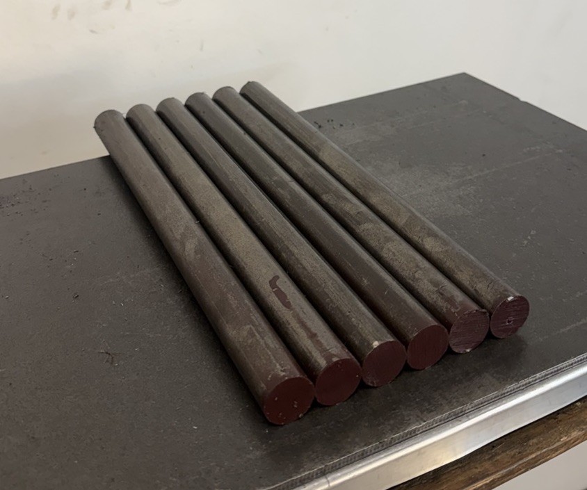 4130 Aircraft Grade Alloy Steel Round Bar 7/8″ Dia x 12″ Long (6 PC LOT)